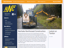 Tablet Screenshot of nechako-northcoast.com